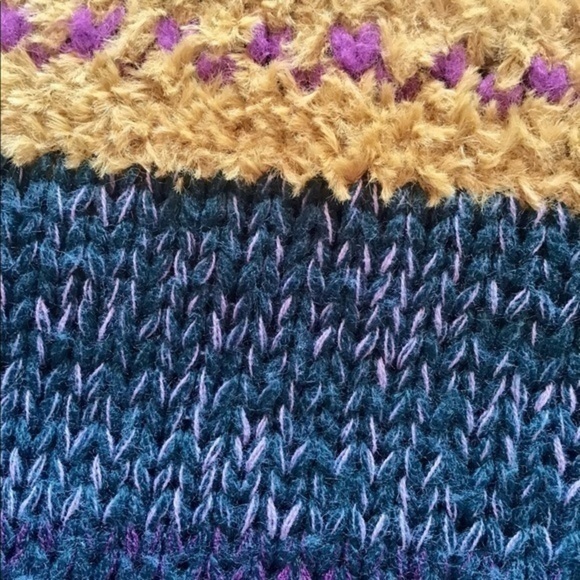 Caslon Striped V-Neck Knit Sweater Womens XS Colorblock Pullover Coastal Preppy - Picture 9 of 11